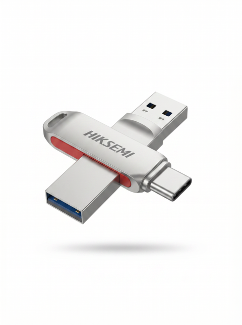 Pendrive Hiksemi Dual Slim 64GB USB 3.0 OTG Doble Conector