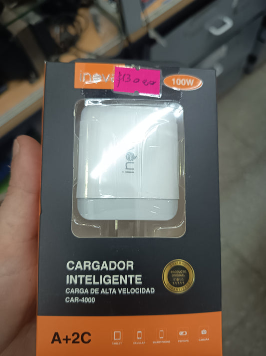 Cargador INOVA 100W Carga Rápida USB