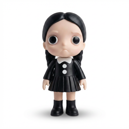 Muñeca Merlina Wednesday Impresa en 3D Decorativa — imagen 2