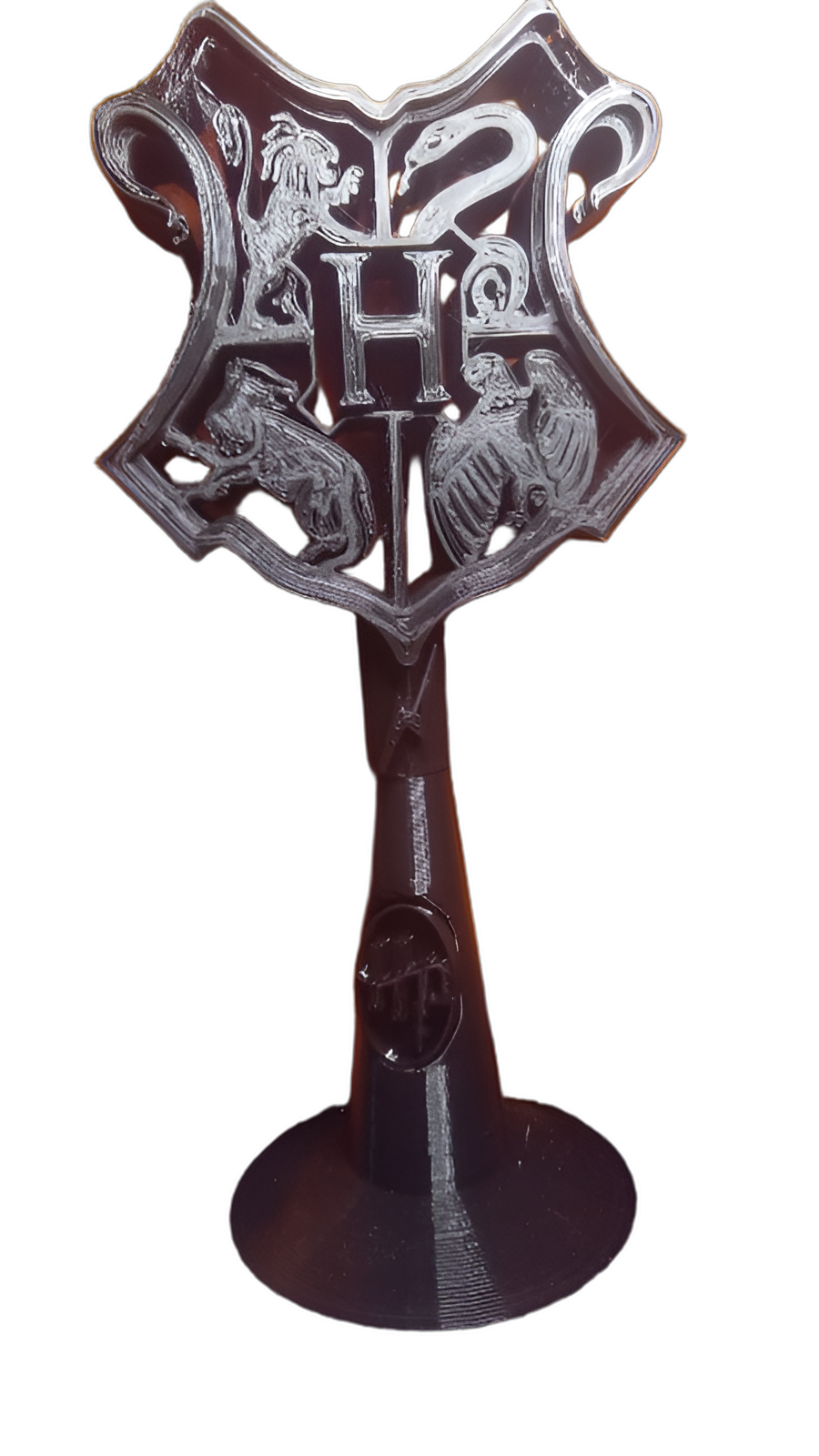 Escudo de Hogwarts en Pedestal Impreso en 3D