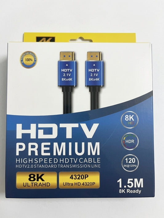 Cable HDMI 8K de 1.5 Metros — HDTV Premium Alta Velocidad — foto 1
