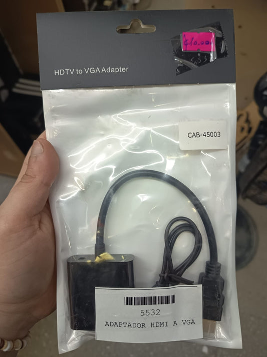Adaptador HDMI a VGA CAB-45003 - Conectividad Simplificada