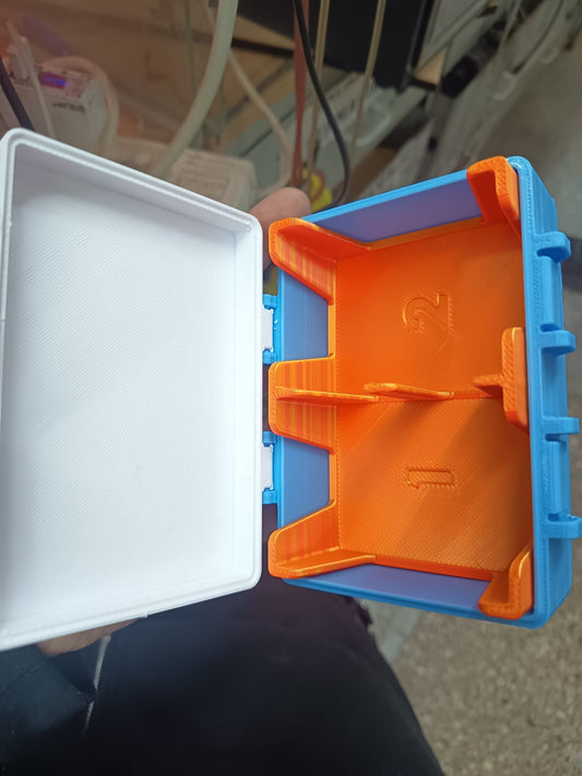 Caja organizadora para figuritas del Mundial con separadores