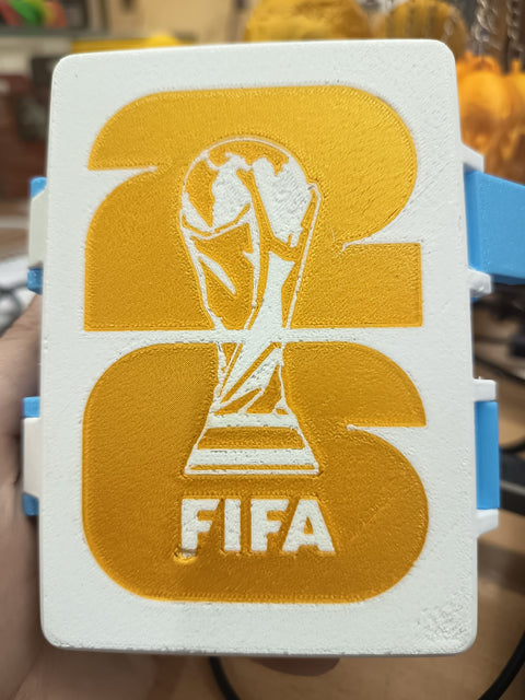 Caja organizadora para figuritas del Mundial con separadores