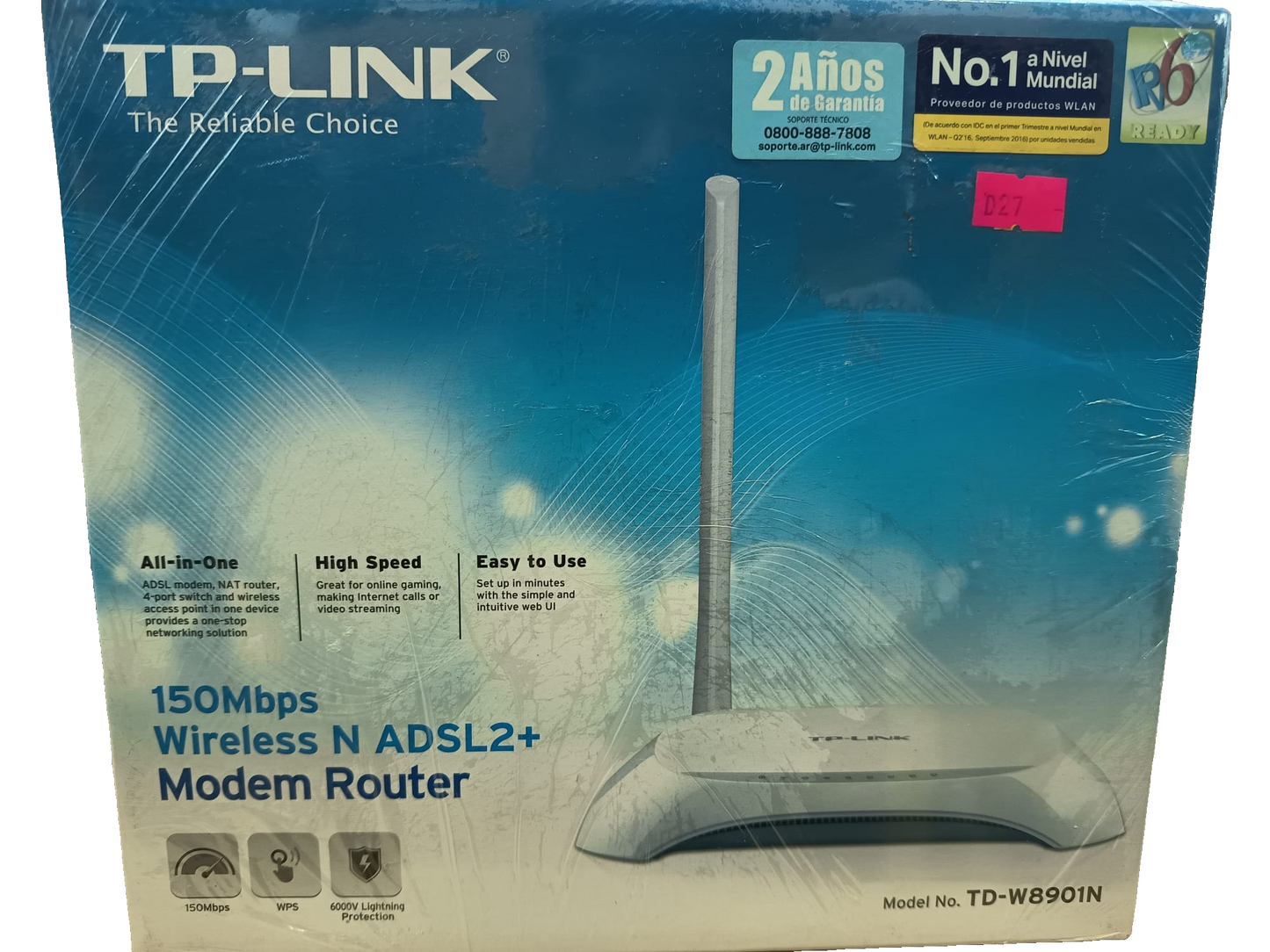 TP-Link TD-W8901N Modem Router ADSL2+ 150Mbps