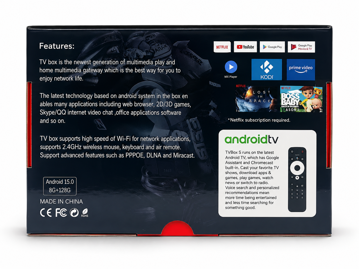 TV Box Smart Android 4K
