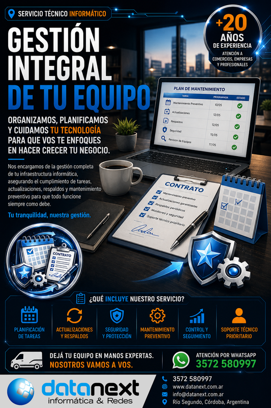 Datanext — Gestión integral de IT para empresas en Río Segundo
