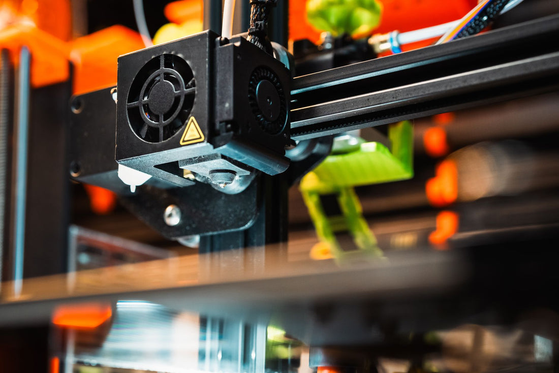 Hotend y extrusor de una impresora 3D
