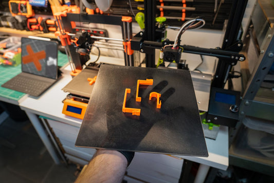 Pieza funcional impresa en 3D para uso técnico