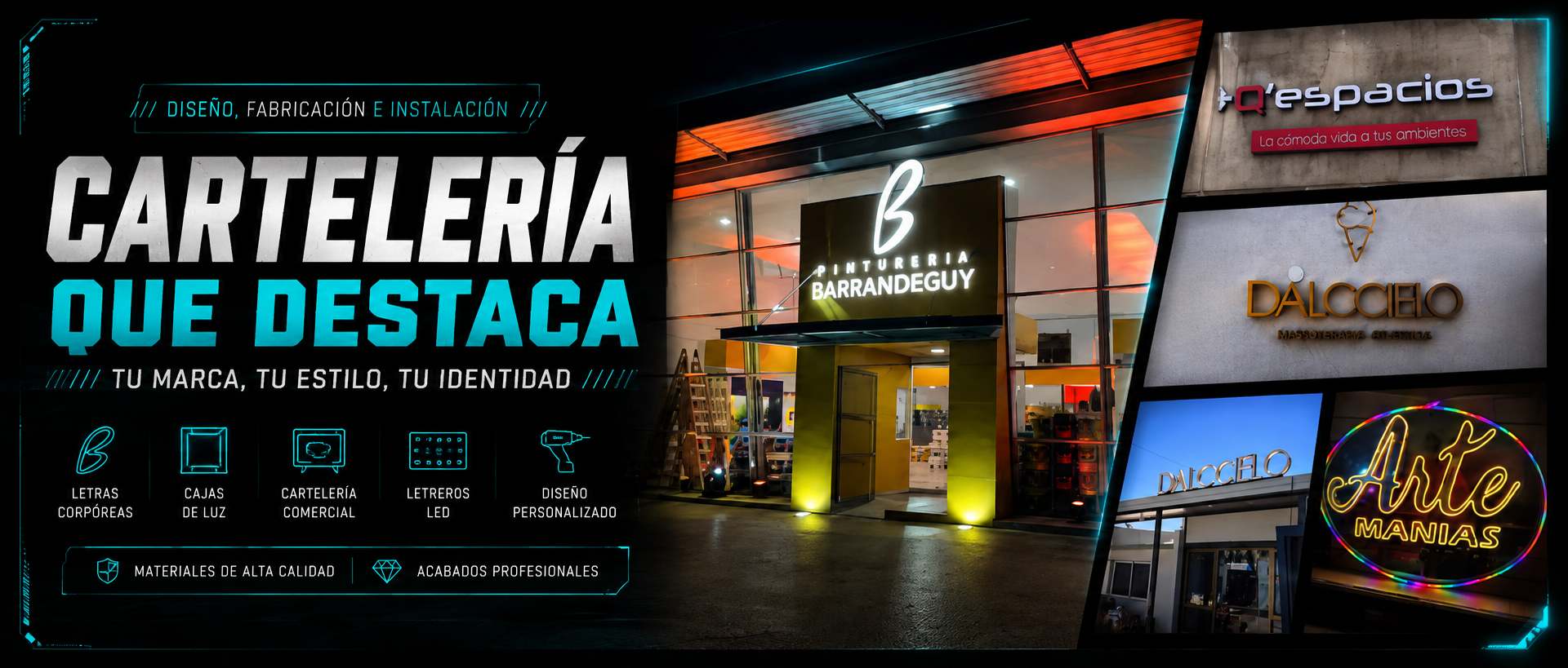 Cartelería 3D