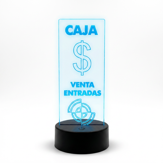 Cartel Luminoso Caja — imagen 1