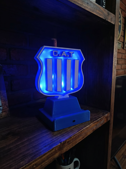 Cartel Luminoso LED Talleres de Córdoba Decorativo Fútbol
