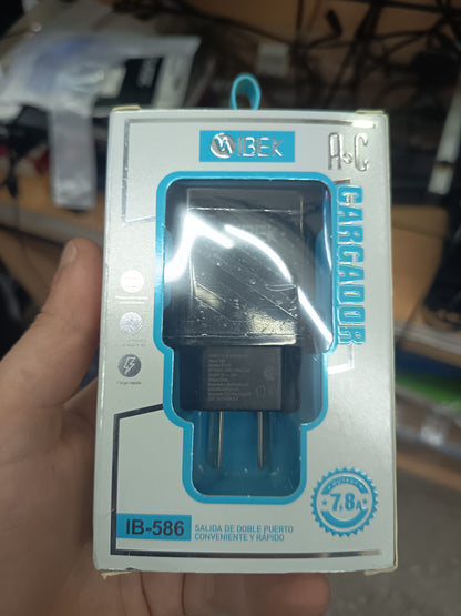 Cargador IBEK Ib586 Doble