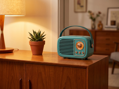 Parlante Bluetooth Retro Greatnice Inalámbrico Estilo Vintage