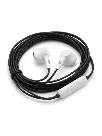 Auriculares JBL Bass Ra-19 Blancos con Micrófono