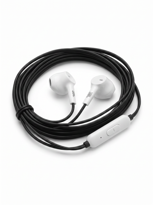 Auriculares JBL Bass Ra-19 Blancos con Micrófono