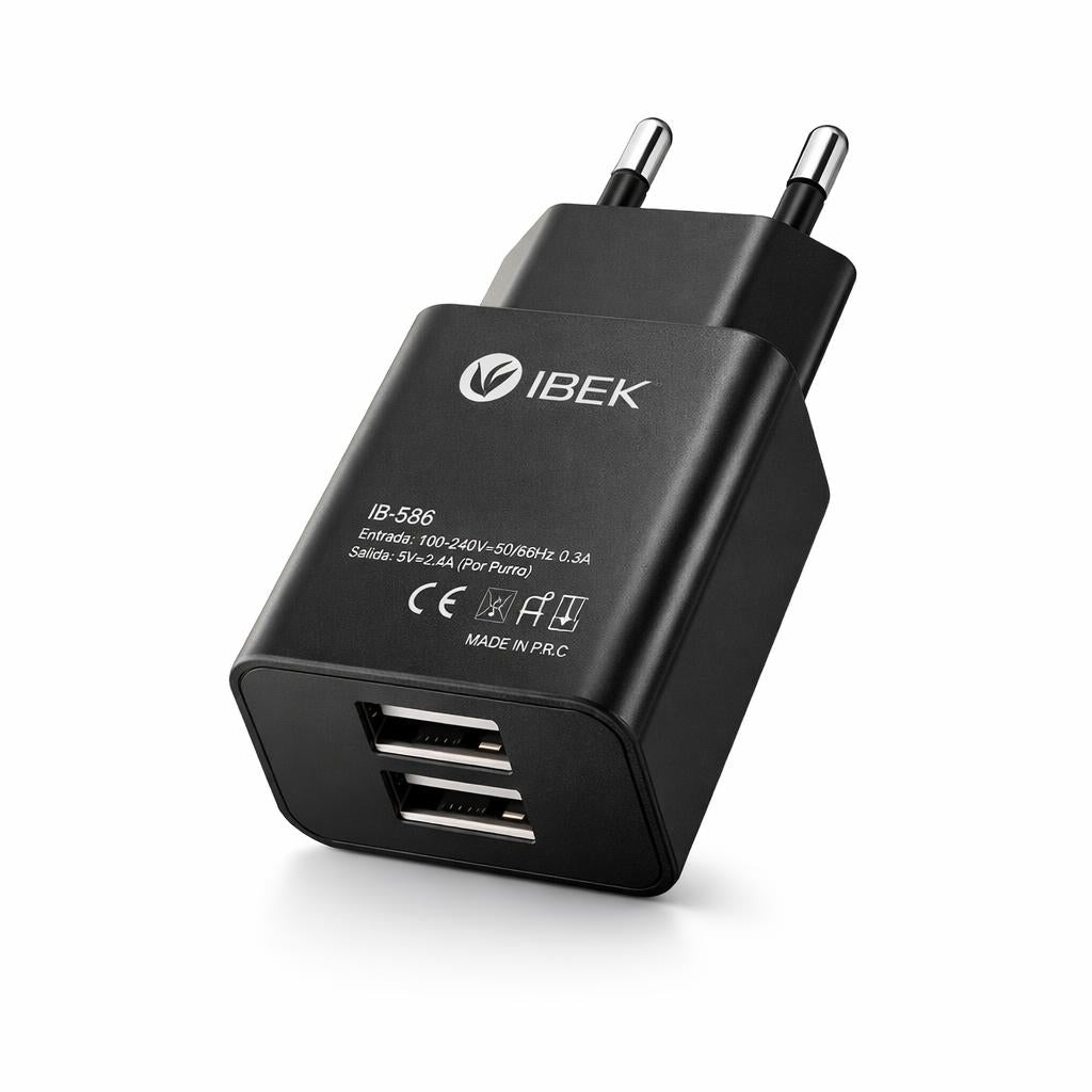 Cargador IBEK Ib586 Doble