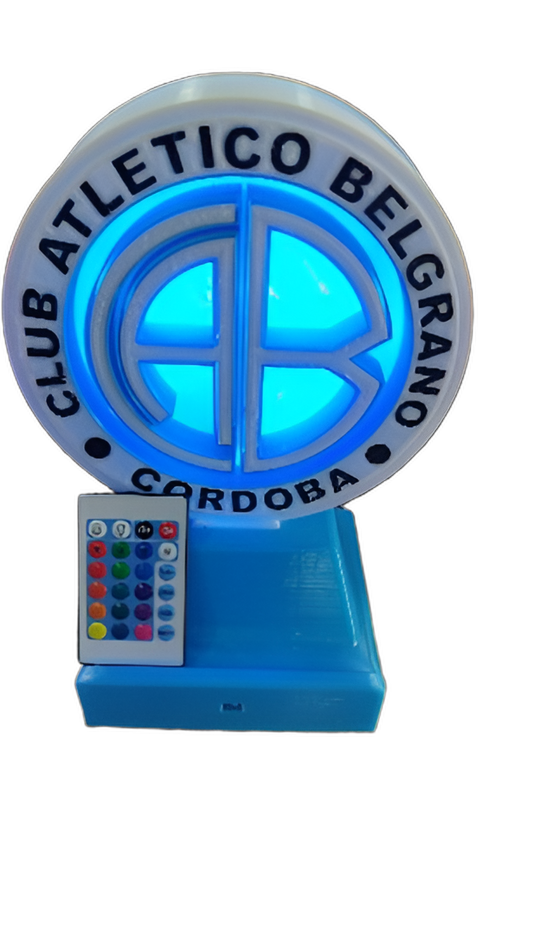 Cartel LED Atlético Belgrano con Control Remoto