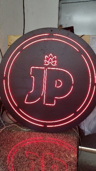 Cartel LED Circular Personalizado Logo o Texto a Elección — imagen 1