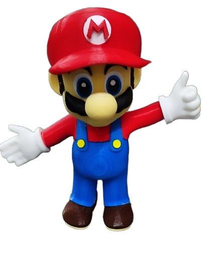 Figura Super Mario Bros Impresa en 3D Varios Tamaños — imagen 1