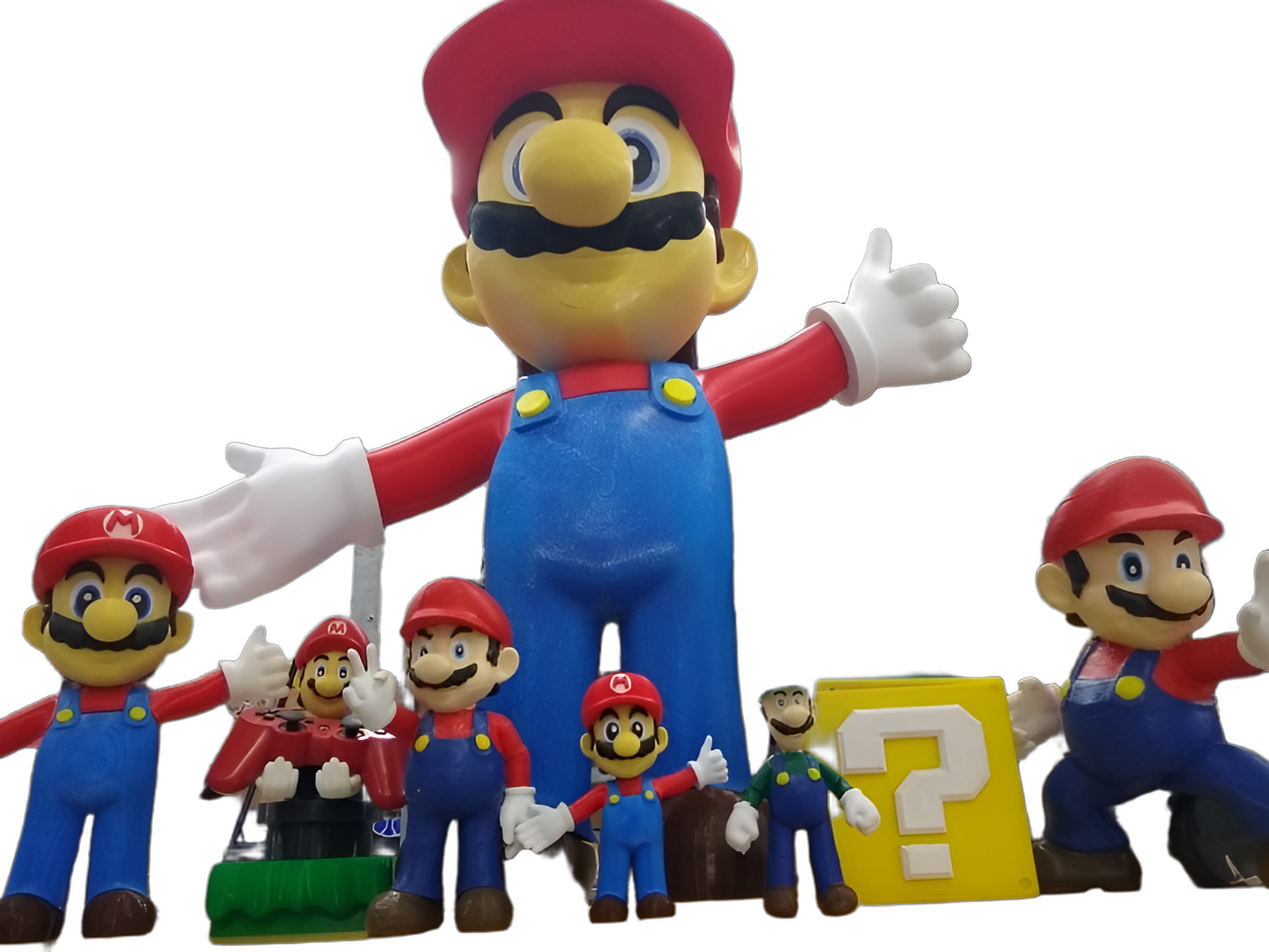Figura Super Mario Bros Impresa en 3D Varios Tamaños — imagen 2