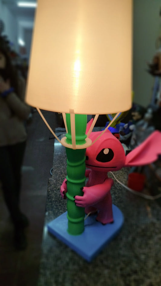 Lámpara Decorativa Angel Lilo Stitch Impresa en 3D — imagen 1