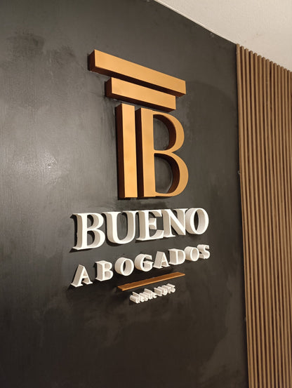 Letras y Carteles 3D Corporativos Personalizados — imagen 1