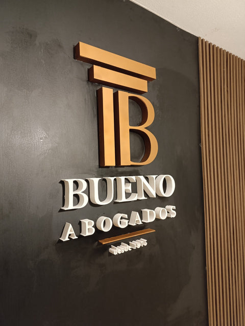 Letras y Carteles 3D Corporativos Personalizados