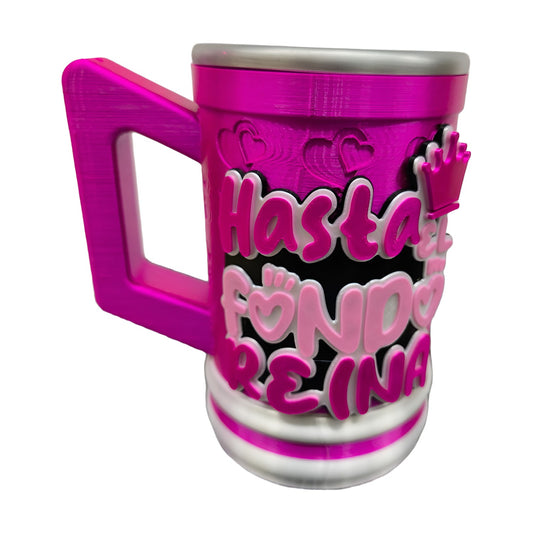 Jarra 3D Hasta el Fondo Reina — 0.5 o 1 Litro