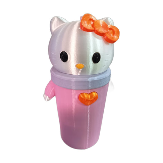 Vaso 3D Hello Kitty — 0.5 o 1 Litro
