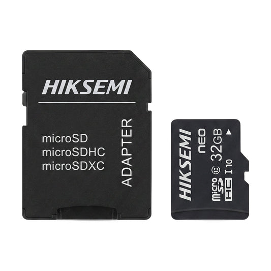 Memoria MicroSD Hiksemi Neo 32GB Clase 10 para Cámara y Celular