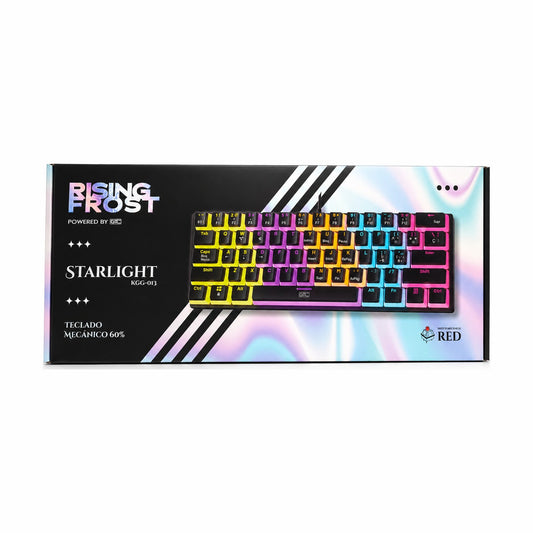 Rising Frost Teclado Mecánico Gamer RGB — Switches Blue