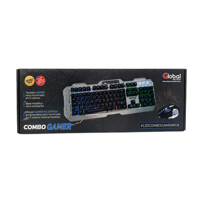 Combo Gamer RGB Teclado + Mouse — Kit Gaming Profesional