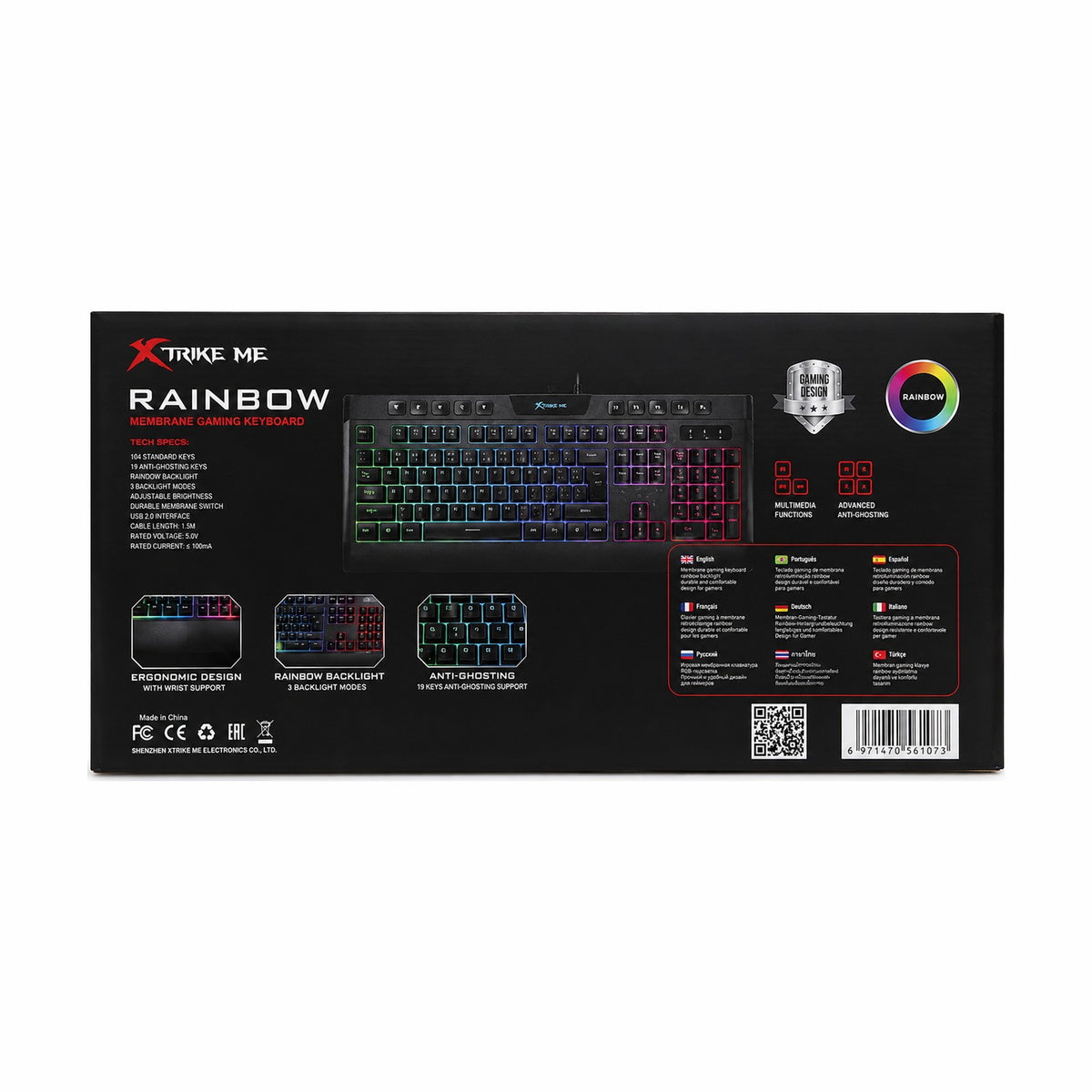 Crimson Pro Teclado Mecánico Gamer RGB — Switches Red