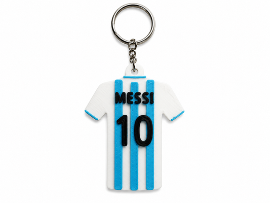 Llavero Camiseta Argentina Messi 10 — Impreso en 3D