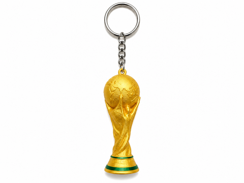 Llavero Copa del Mundo Trofeo — Impreso en 3D