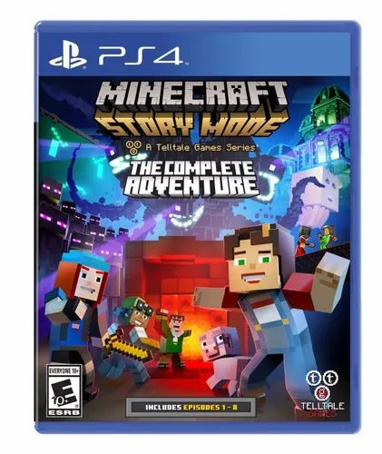 MINECRAFT STORY MODE PS4 Usado — caja oficial