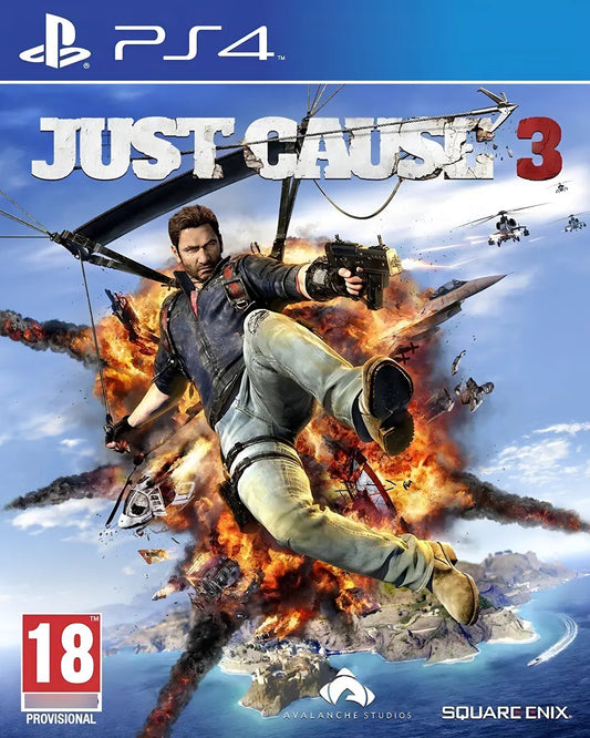 JUST CAUSE 3 PS4 Usado — caja oficial