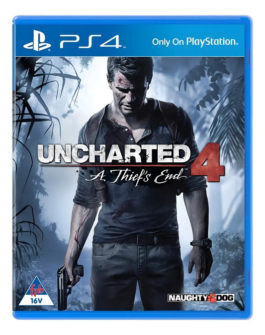 UNCHARTED 4 PS4 Usado — caja oficial