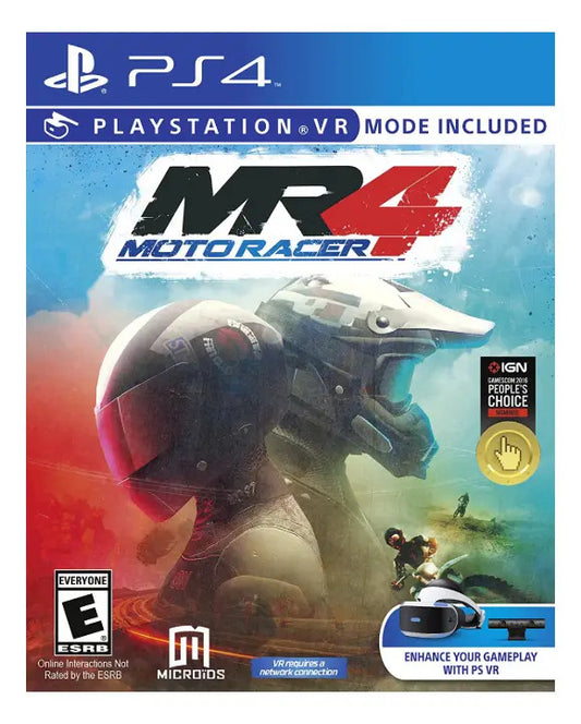 MOTO RACER PS4 PLAYSTATION VR PS4 Usado — caja oficial
