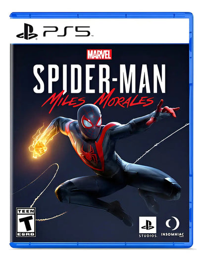 SPIDERMAN MILES MORALES PS5 — caja oficial