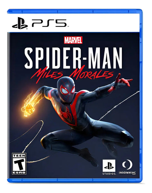 SPIDERMAN MILES MORALES PS5 — caja oficial