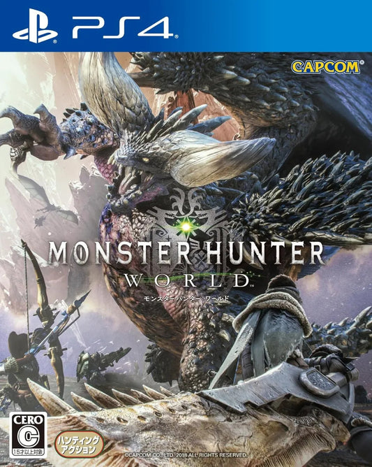 MONSTER HUNTER WORLD PS4 Usado — caja oficial