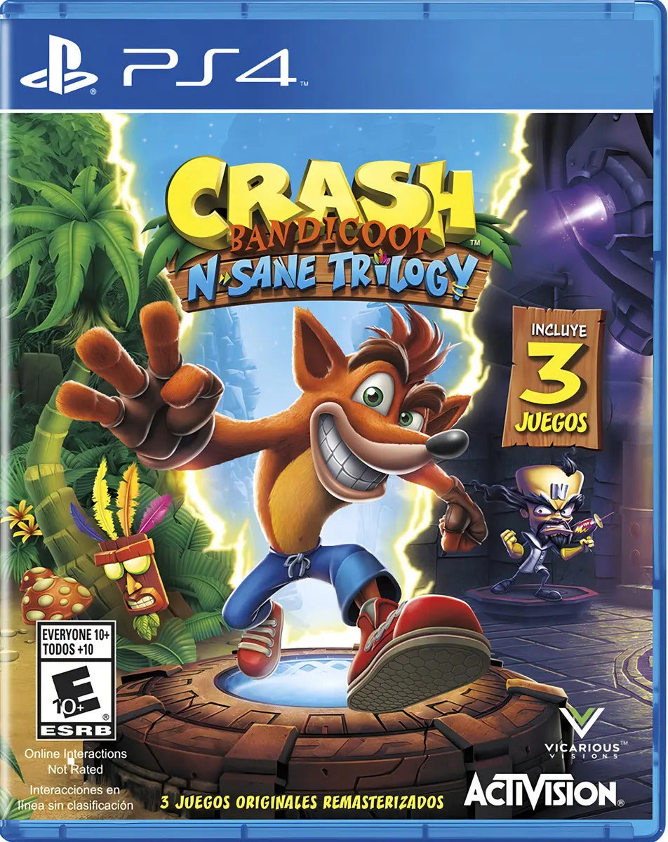 Crash Bandicoot N. Sane Trilogy — caja oficial