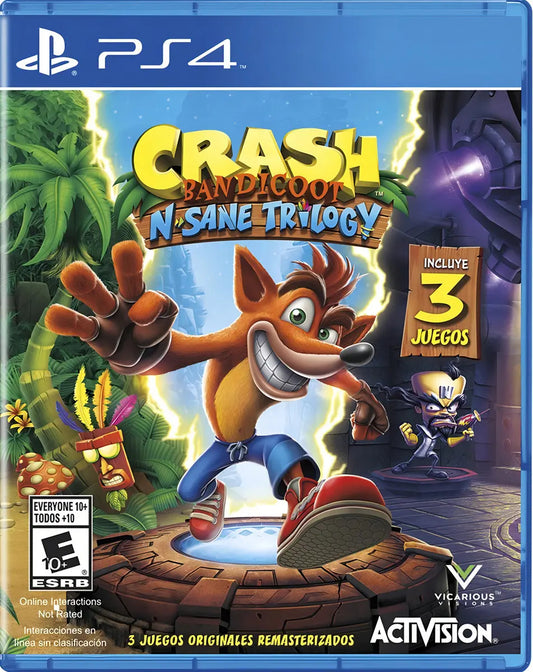 Crash Bandicoot N. Sane Trilogy — caja oficial