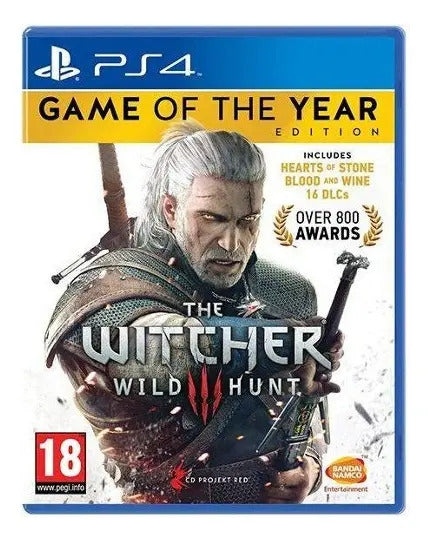 THE WITCHER III PS4 Usado — caja oficial
