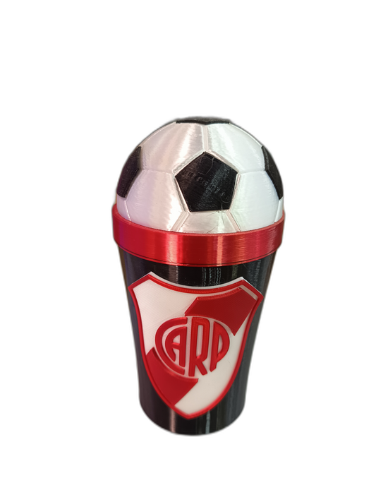 Jarra River Plate Impresa en 3D con Tapa de Pelota - 0.5 litros o 1 litro — imagen 1