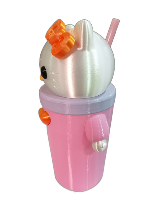 Vaso Hello Kitty impreso en 3D rosa - War Record Córdoba