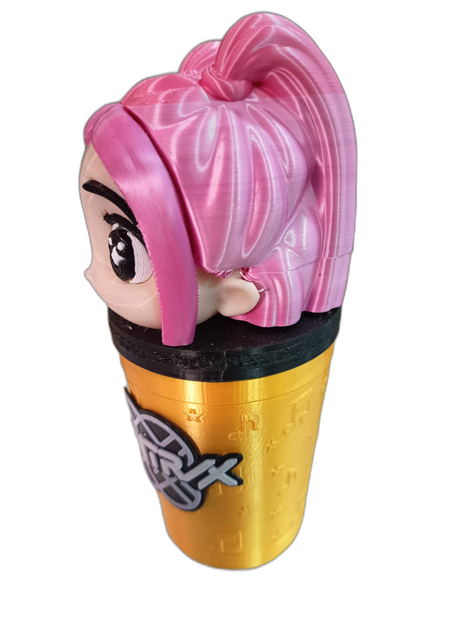 Vaso K-Pop Chibi 3 impreso en 3D - War Record Córdoba