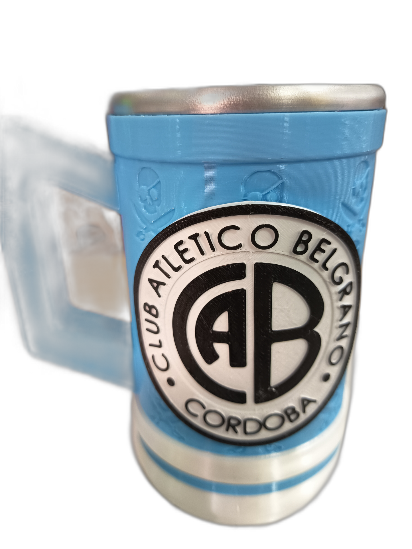 Jarra Atlético Belgrano impreso en 3D azul - War Record Córdoba